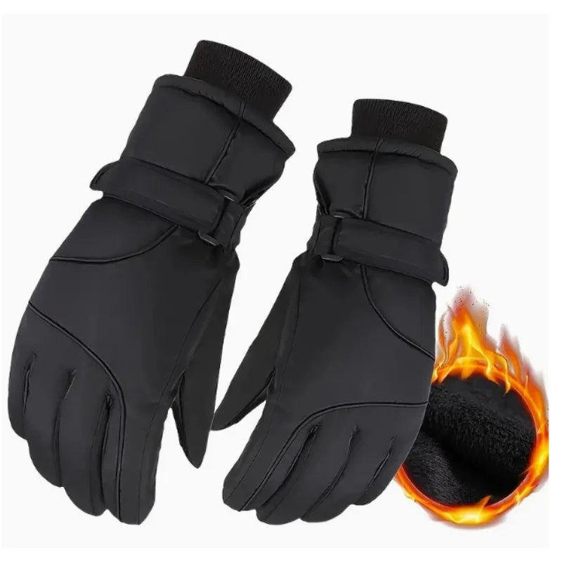 Warm Non-slip Touch Screen Waterproof Riding Gloves Outdoor Sports Thick Gloves