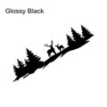 Hunting Deer Trees Sticker Pickup Truck Window Back Door Tailgate Vinyl