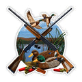 I Love Duck Hunting Self-adhesive Decal ( New Item for Shotgun,Duck Loving Hunters)