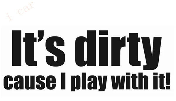 ALL NEW DESIGN! It's dirty cause I play with it - 4x4 off road language DECAL