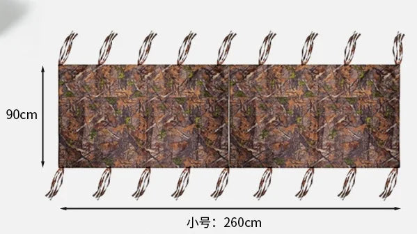 Wrap -Up Waterproof Hunting Camouflage Blind Cover Realistic Leaf Camo Tree Stand Blind