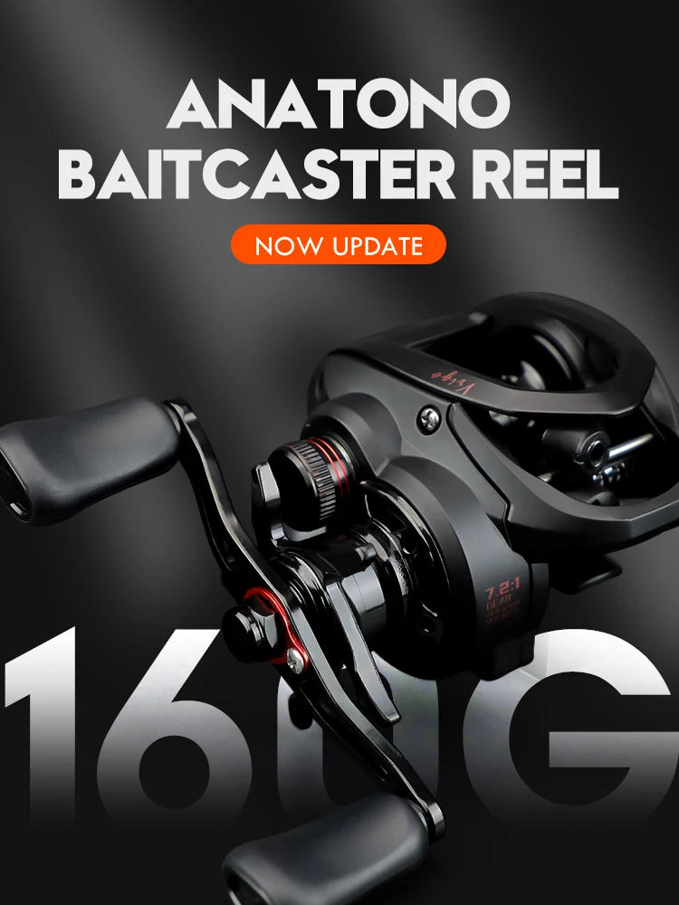 Ultralight Baitcasting Reel BFS Fishing Reel 7.2 Gear Ratio Saltwater 6+1BB 6KG Power Baitcaster