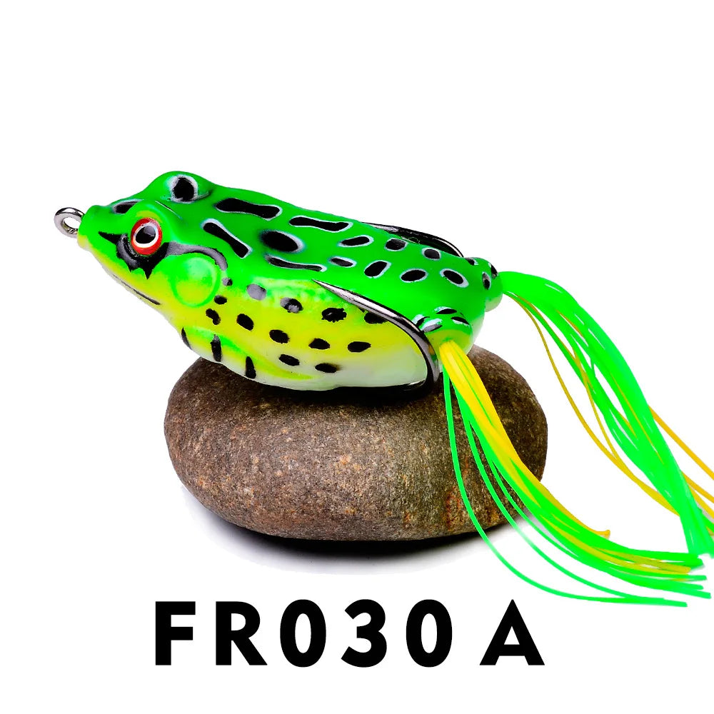 2 Pcs 5g /9g or13g /17.5g Frog  Bait Lure with Hooks Topwater Ray/ Artificial 3D Eyes