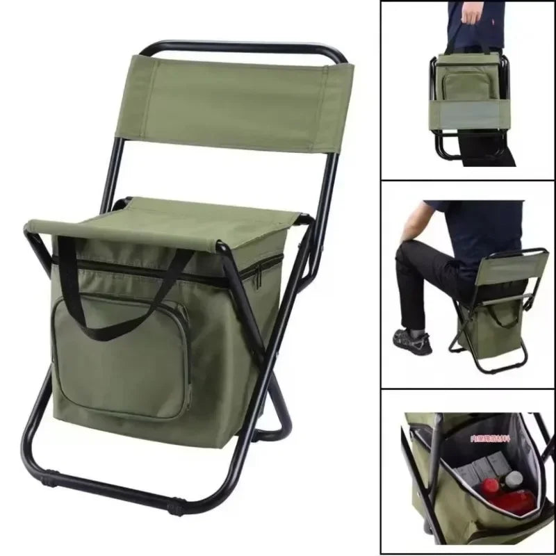 ALL NEW !Portable Folding Stool-Outdoor Camping / Fishing /Hunting/Travel Seat