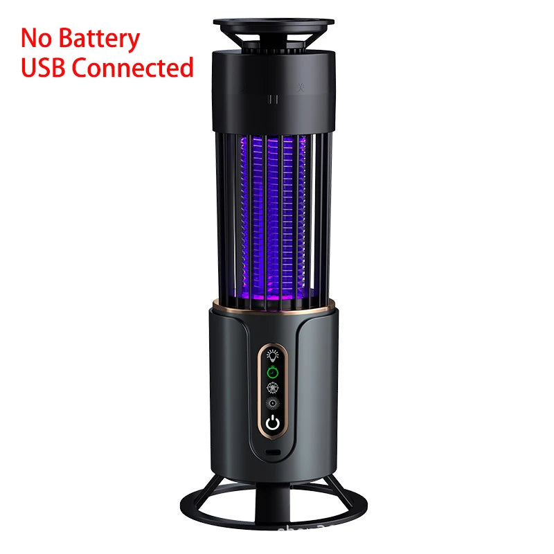 Our Choice !! Mosquito Killer Lamp 2-in-1 Anti-Mosquito  Zapper Rechargeable