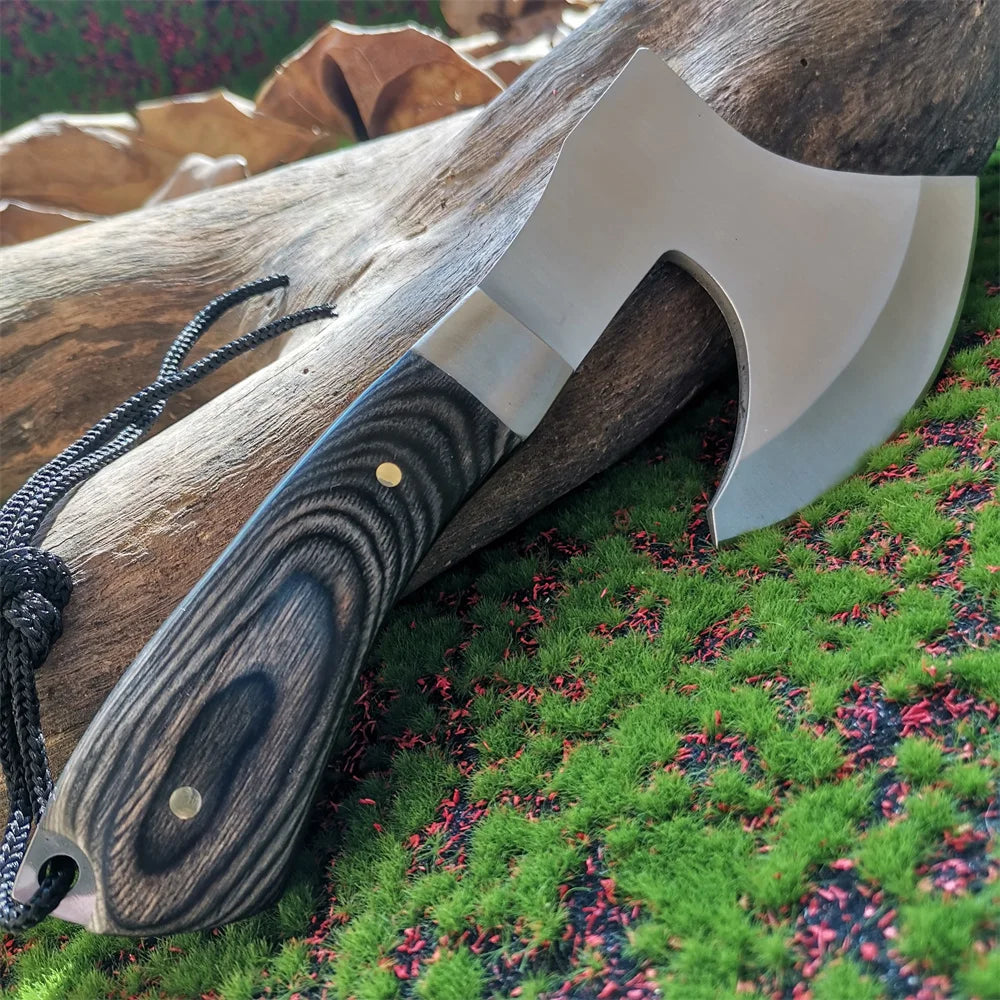 NEW ! Timberline Hatchet Axe with High Hardness Stainless Steel Sharp Blade, Wooden Handle
