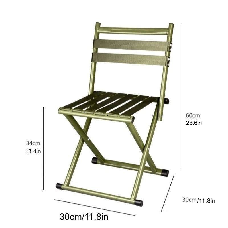 Outdoor metal folding chair,  durable, portable, waterproof, cheap folding fishing chair