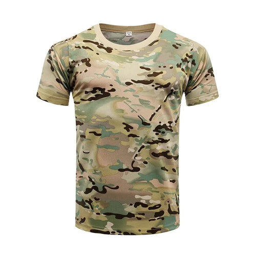 2026 New Summer Hunting Camouflage T-shirt Men Breathable