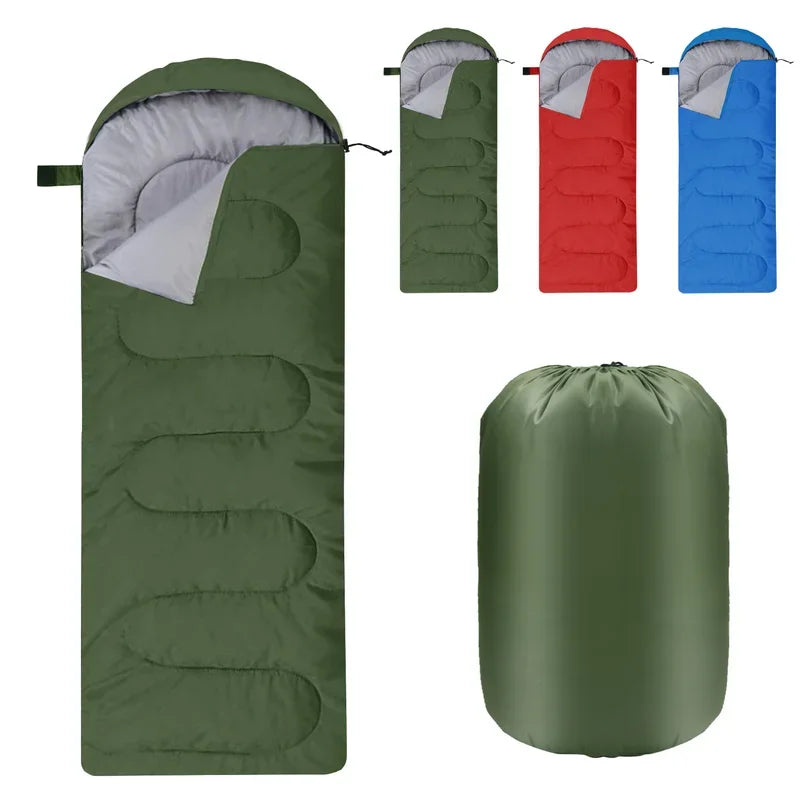 Black Sleeping Bag Ultralight Waterproof 4 Season Warm / Backpacking