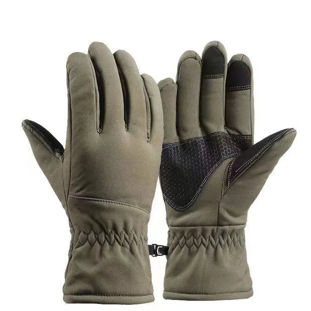 Camouflage Hunting Warm Non-Slip Fishing Gloves Waterproof  Sport Gloves