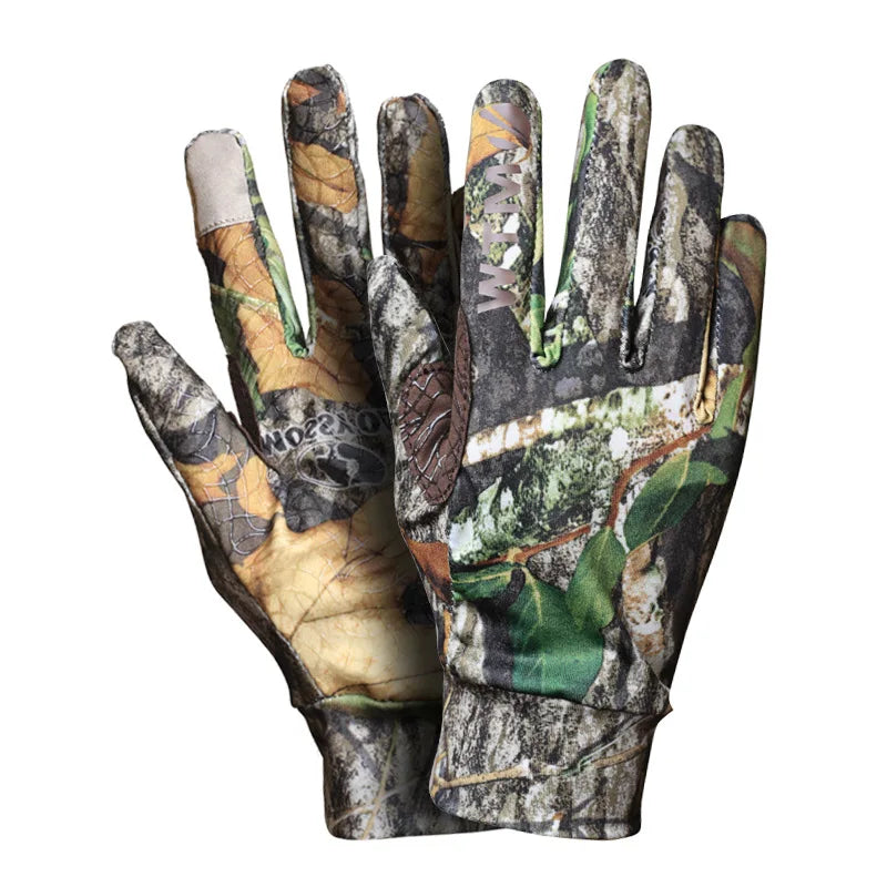 Timberline sporting co-choice-Camo/Tactical Outdoor Anti-slip Elastic Full Finger Gloves