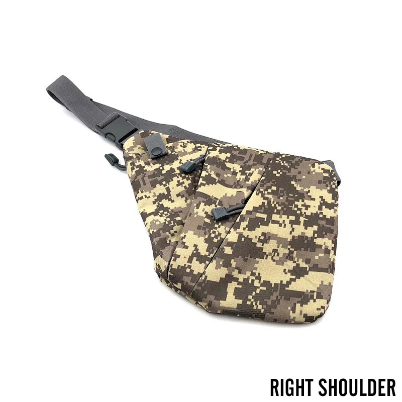 Multifunctional Concealed Tactical Storage Gun Bag Holster Men's Left /Right Nylon Shoulder Holster