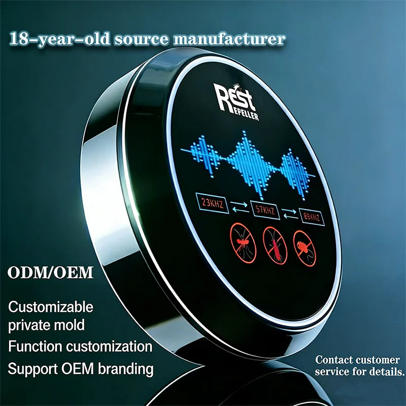 High-end Ultrasonic Pest Repeller,Fully Automatic /Repels Mosquitoes,Rats,Snakes & Insects,Home ﻿