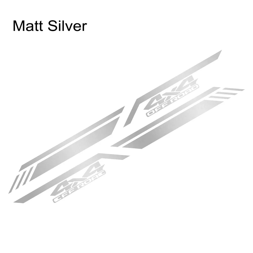 ALL NEW ! Fleetside Fender Style Graphic Decals 4X4 Off Road  Decal