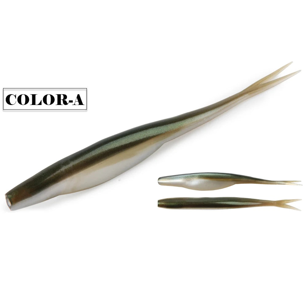 Spinpoler TPR Soft Bait Floating 12cm Jerk Minnow Fishing Shad Super Soft Flexible For Zander Pike Perch Bass Sea Fish Pesca