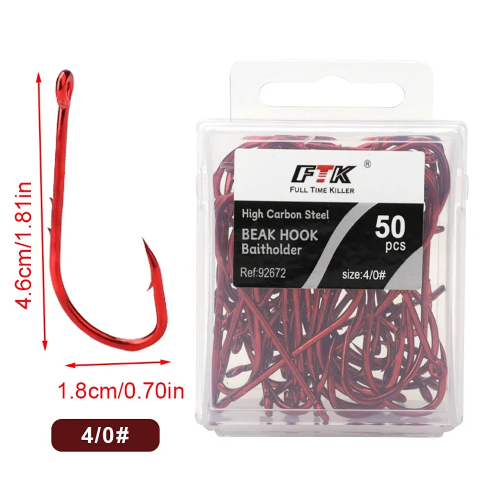 Size 4  Live BaitHolder Carp Fishing /Jig Worm Hooks Tackle
