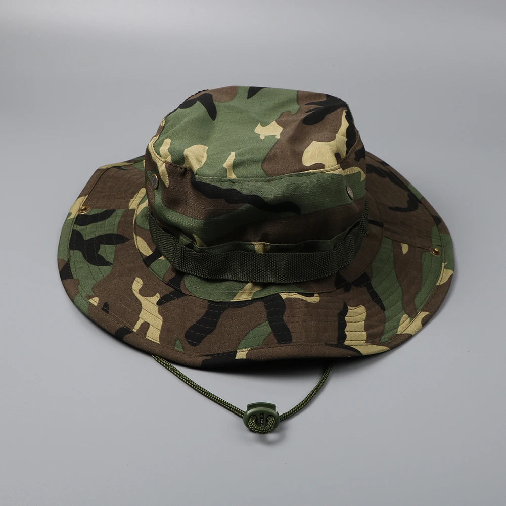 New Sizes-Tactical Boonie  Men /Women Outdoor  Sun Protective Design with Tactical Patterns