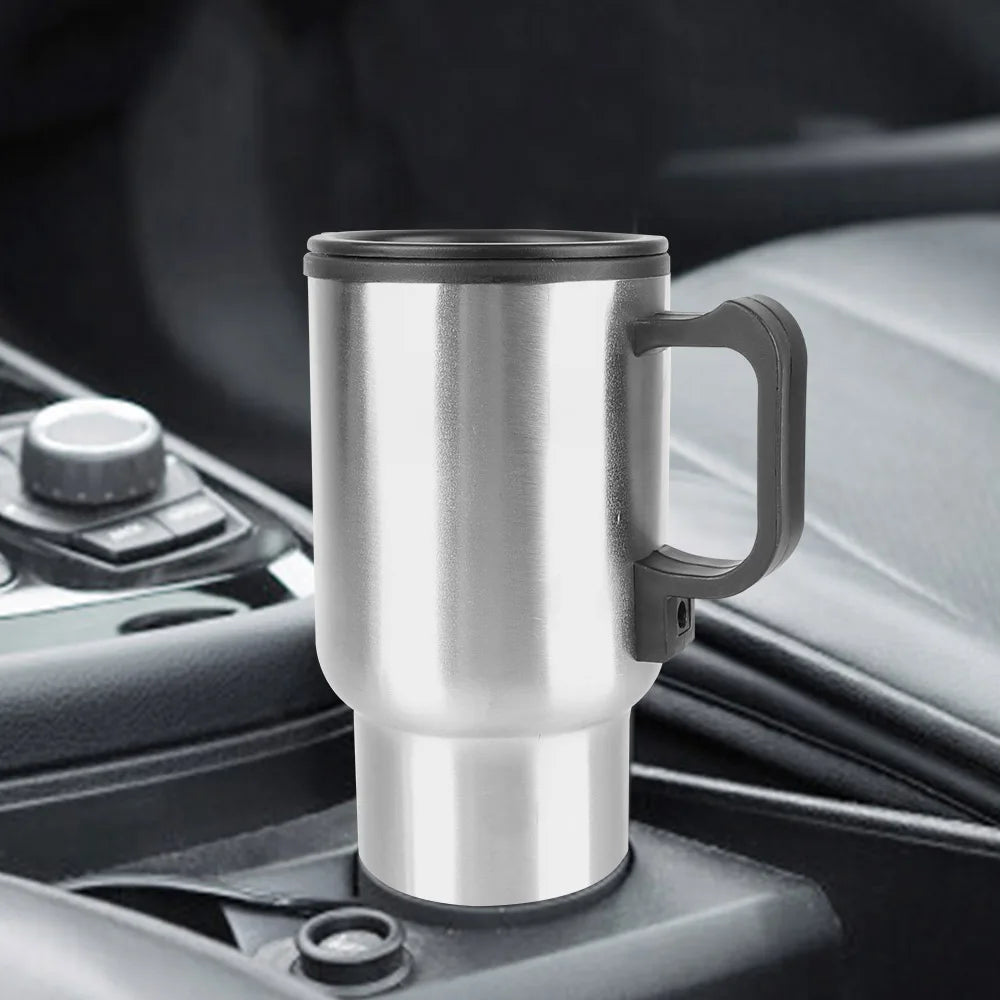 12V Truck Coffee/Soup Electric Stainless Steel /Thermal Mug Camping Kettle Heating Cup