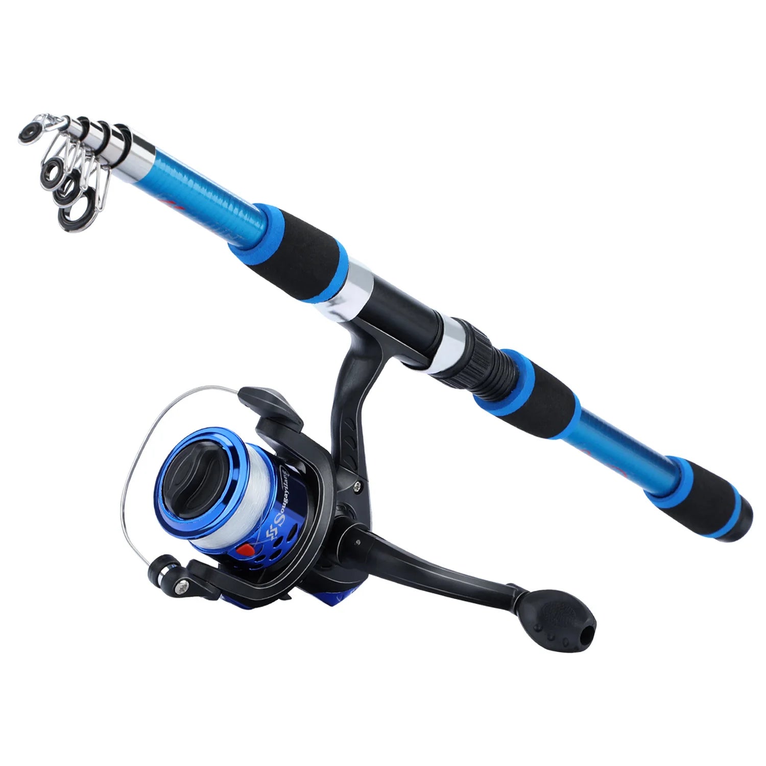 Timberline Special/// Fishing Rod and Reel Combo1.8M Telescopic Rod with Reel Max Drag Full Fishing Kit