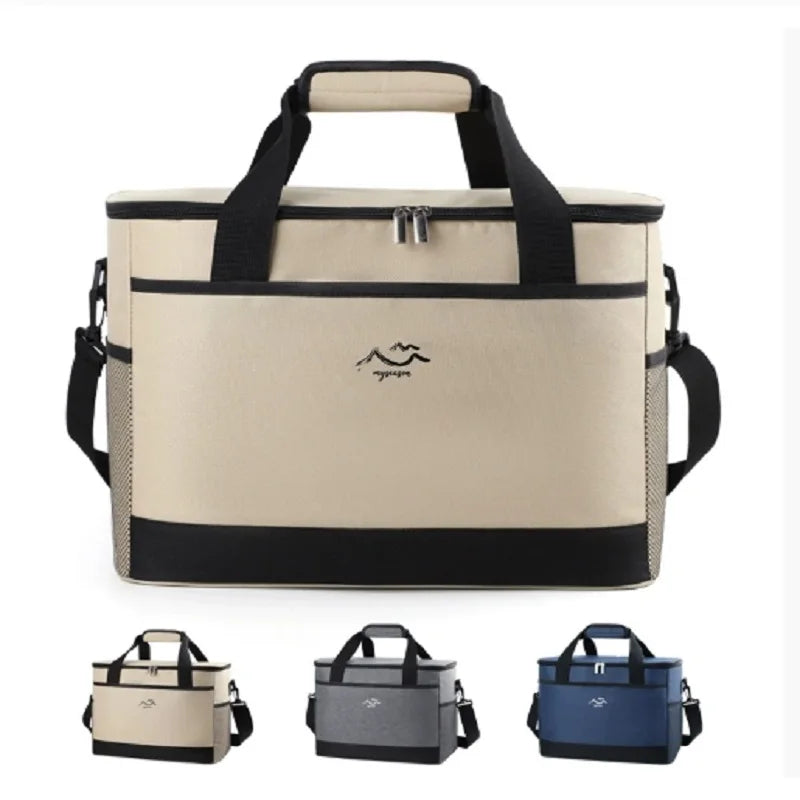 Large-Capacity Square Ice Box Bag /Fresh-Keeping Picnic Bag for Outdoor Use