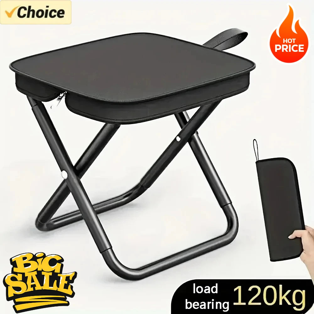 Portable Folding Stool Lightweight Camping Chair Foldable Seat /TRAVELER HOT BUY !
