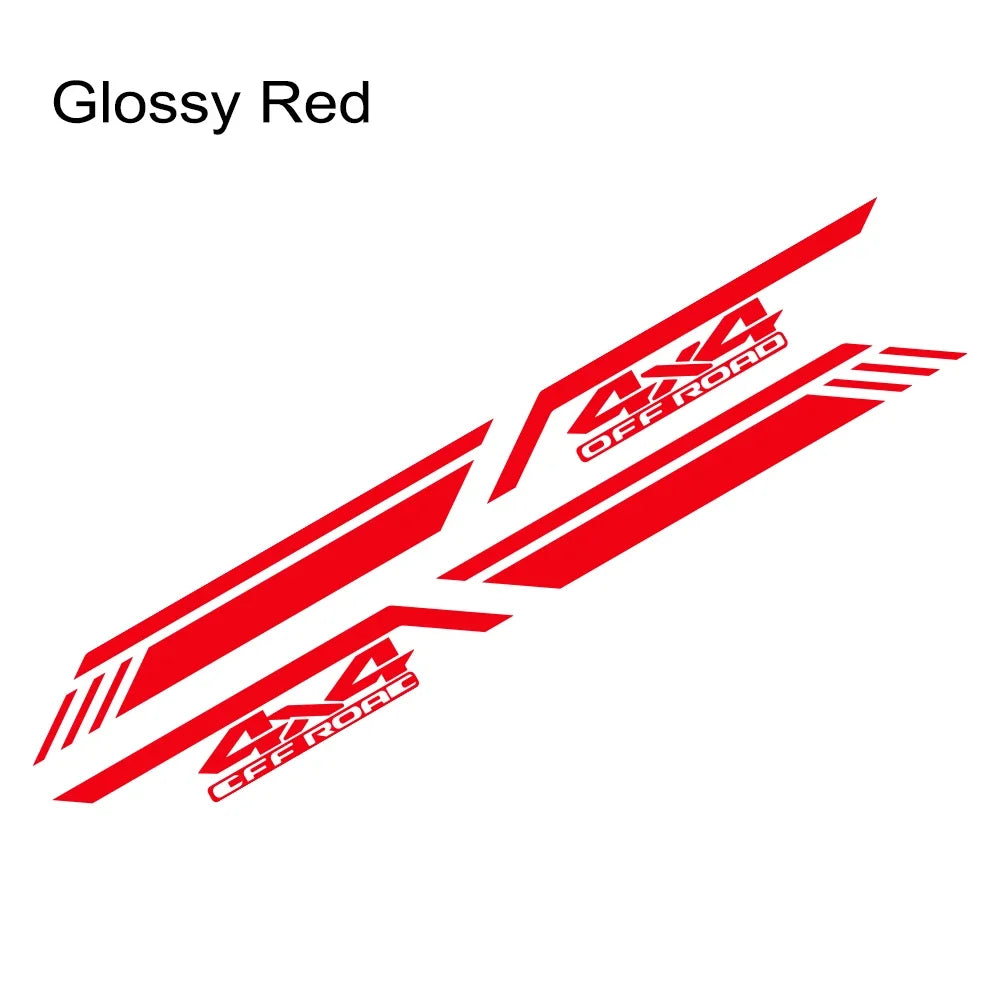 ALL NEW ! Fleetside Fender Style Graphic Decals 4X4 Off Road  Decal