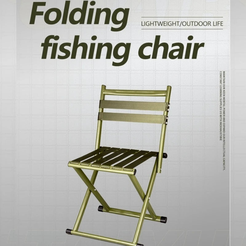 Outdoor metal folding chair,  durable, portable, waterproof, cheap folding fishing chair