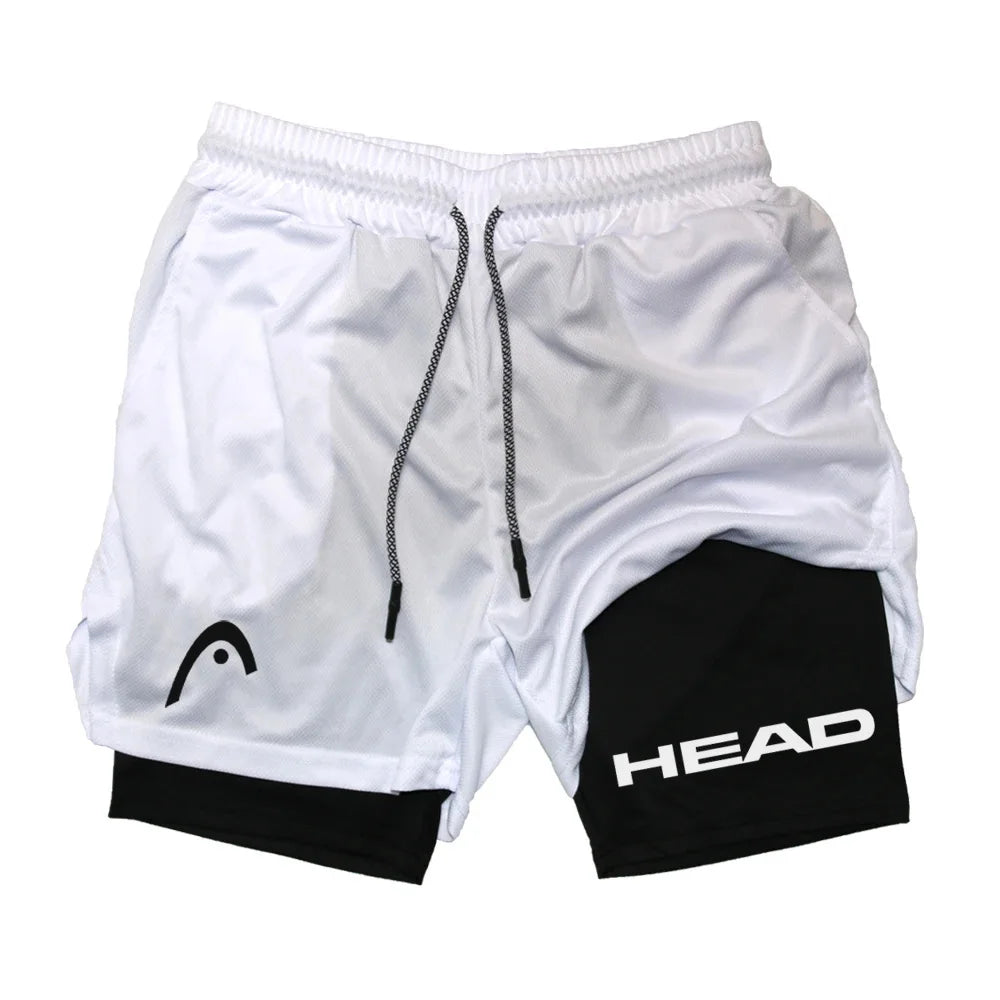 2 in 1 Sports Quick Dry  Shorts w/ Double Layer Comfort