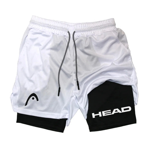 2 in 1 Sports Quick Dry  Shorts w/ Double Layer Comfort