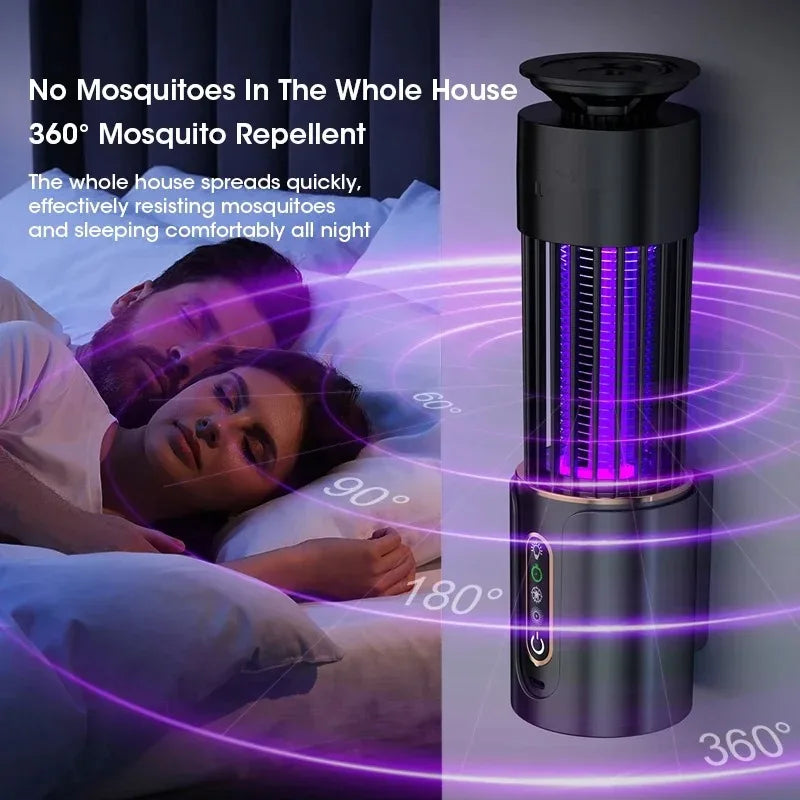 Our Choice !! Mosquito Killer Lamp 2-in-1 Anti-Mosquito  Zapper Rechargeable