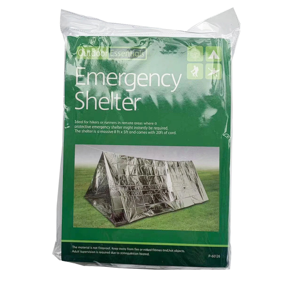 2 Person Emergency Shelter Survival Tent Kit Mylar Tube Tent /Waterproof