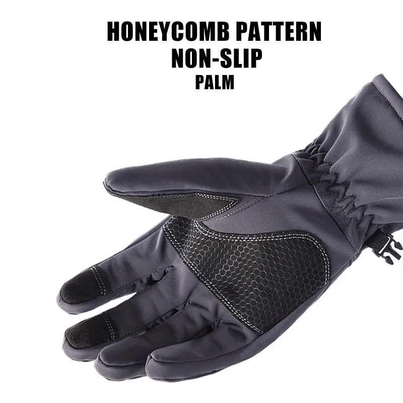 Camouflage Hunting Warm Non-Slip Fishing Gloves Waterproof  Sport Gloves