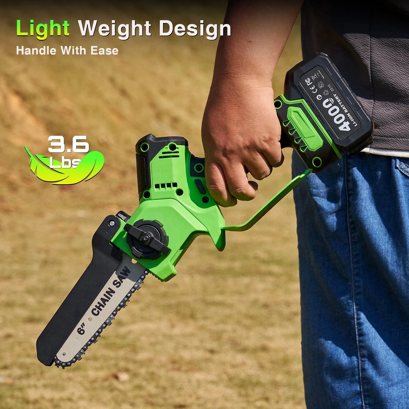 Timberline Choice Cordless  Handheld Wood Cutting  Chainsaw For 18V Makita Battery