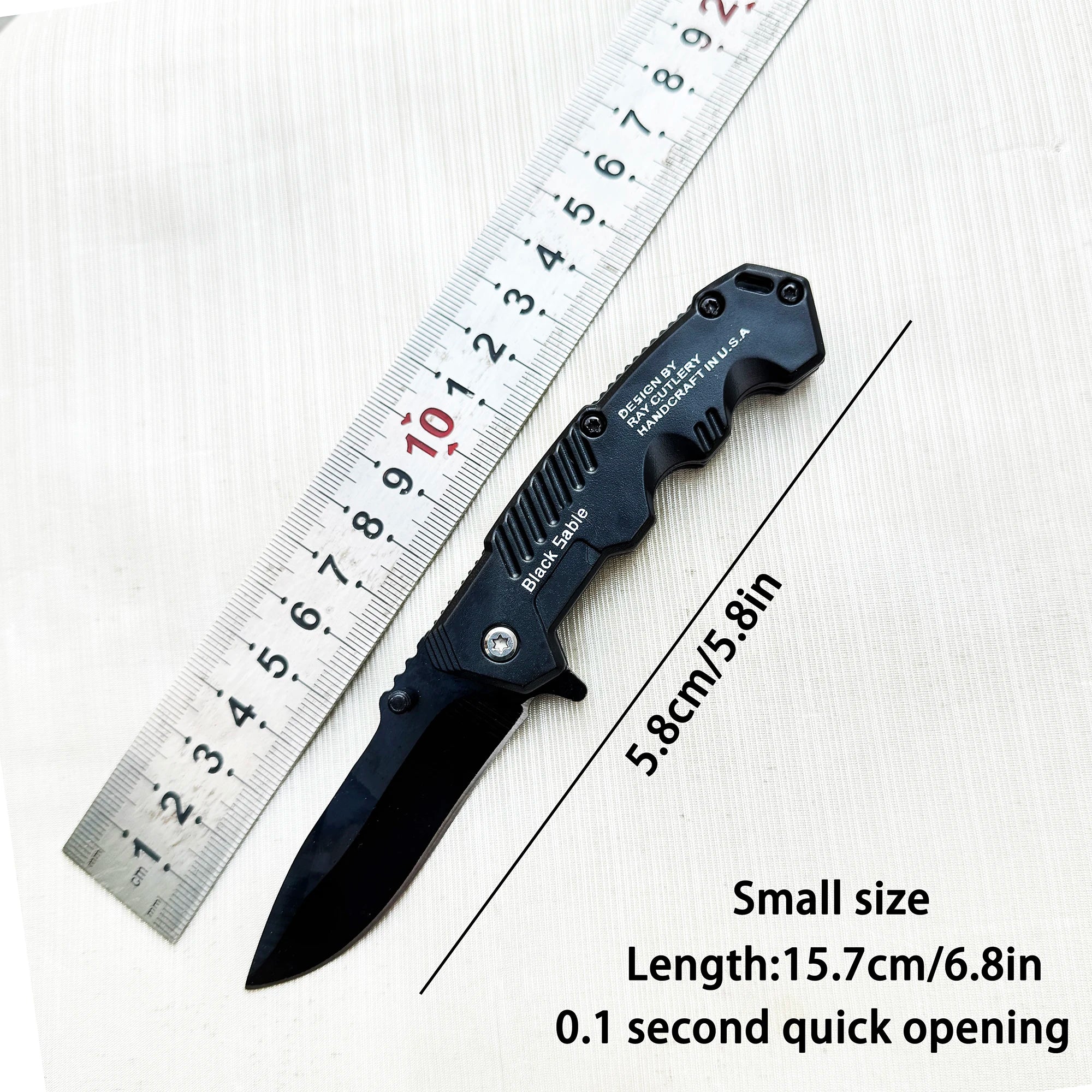 Tactical/Folding knife, pocket knife with pocket clip, stainless steel blade knife,