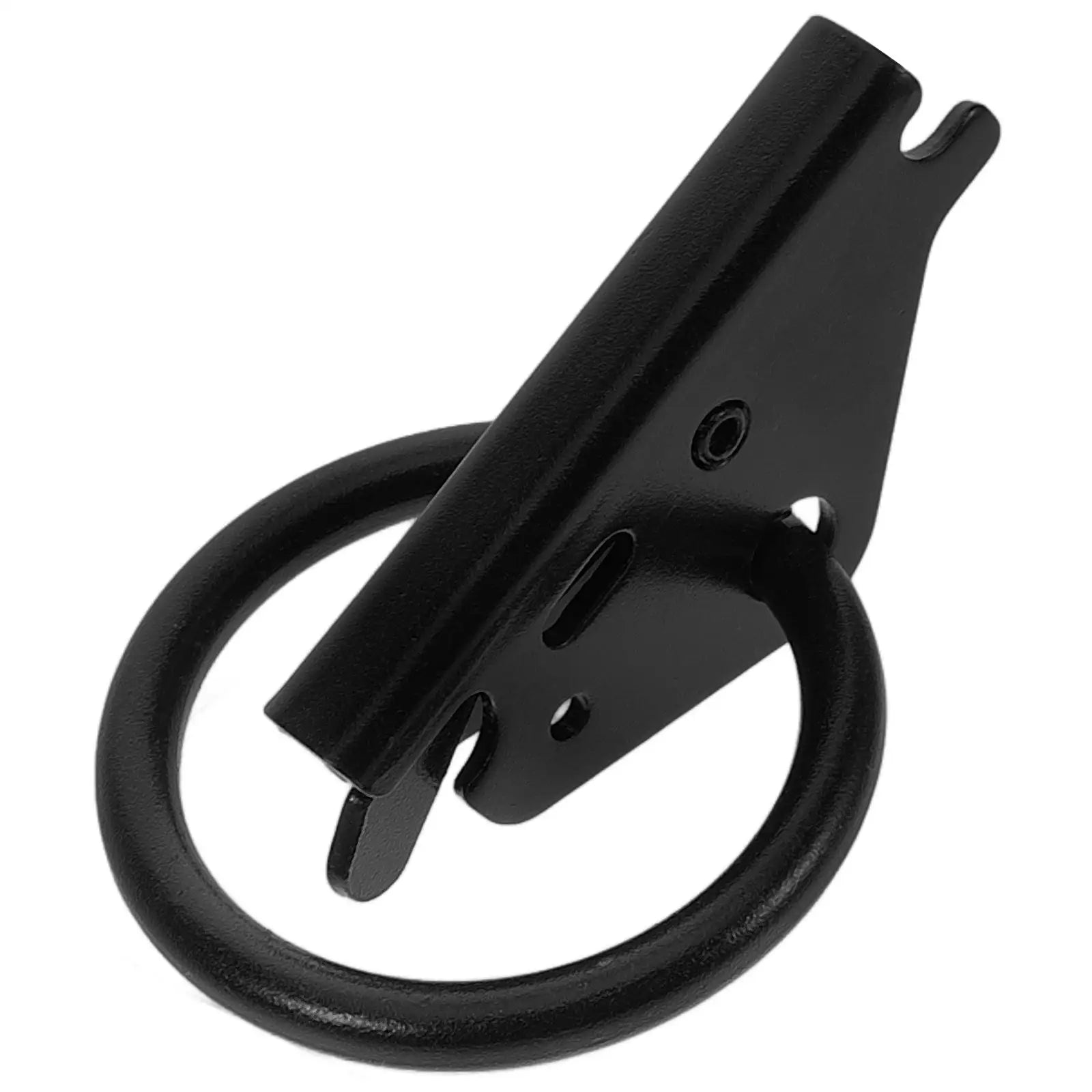 Black O Shape Ring Buckle Tie Down Hooks Heavy Duty Anchors Vehicle Cargo Hooks Truck Lashing Ring E Track Fittings Ratchet