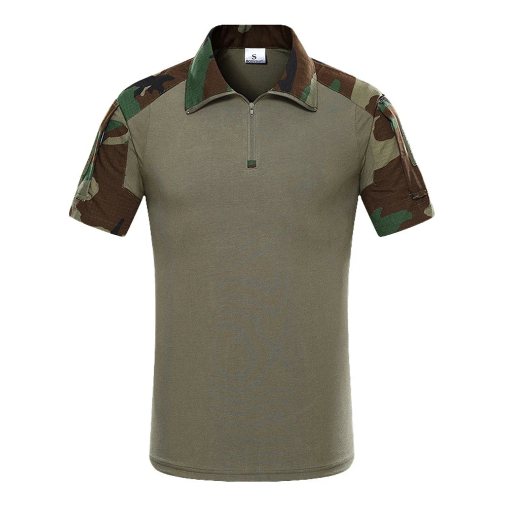 Tactical T-Shirts  Outdoor Sport Tee Quick Dry Short Sleeve Shirt