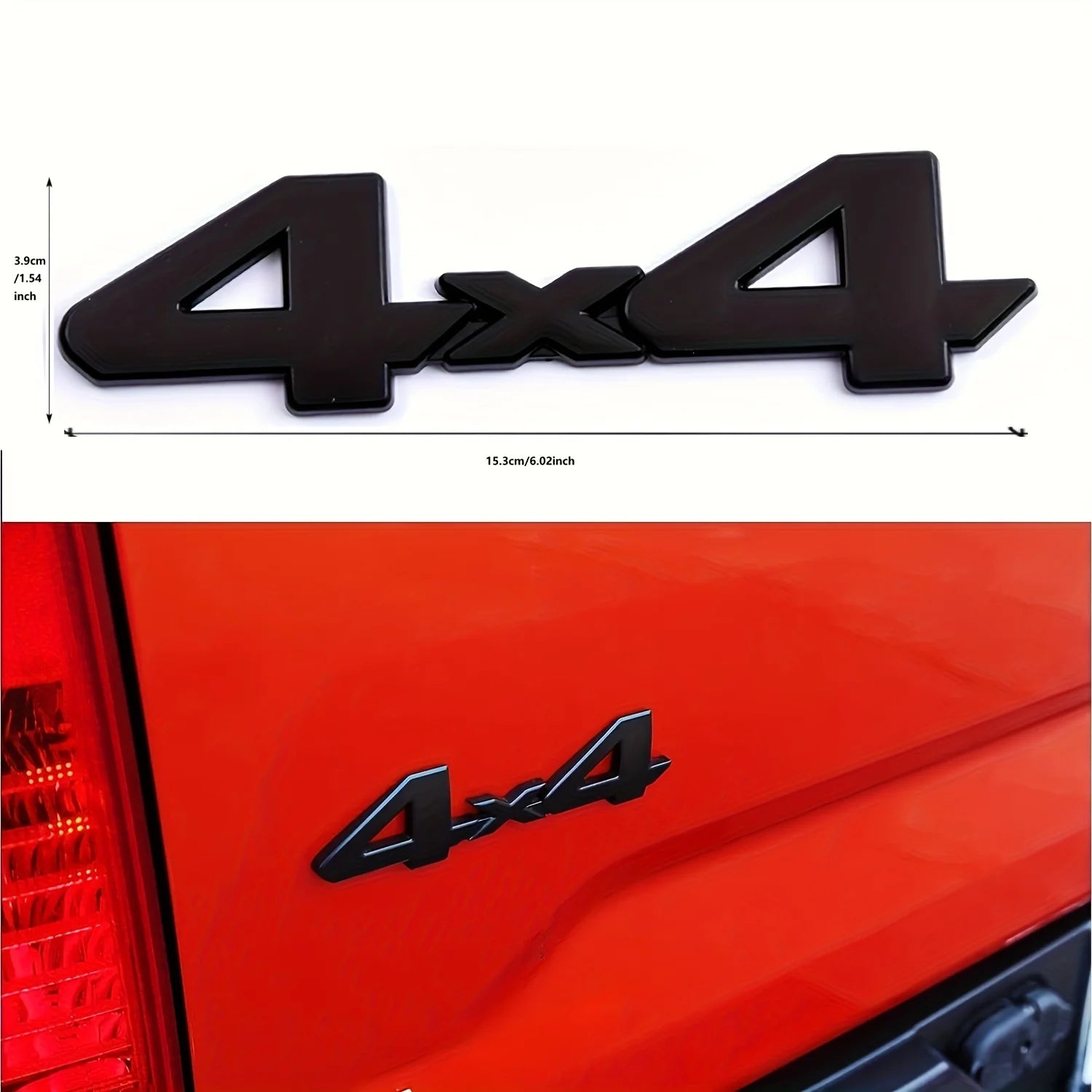 4X4 Emblem 8.8 Inch Badge for Dodge Ram 1500 2500 3500 /Ford F150