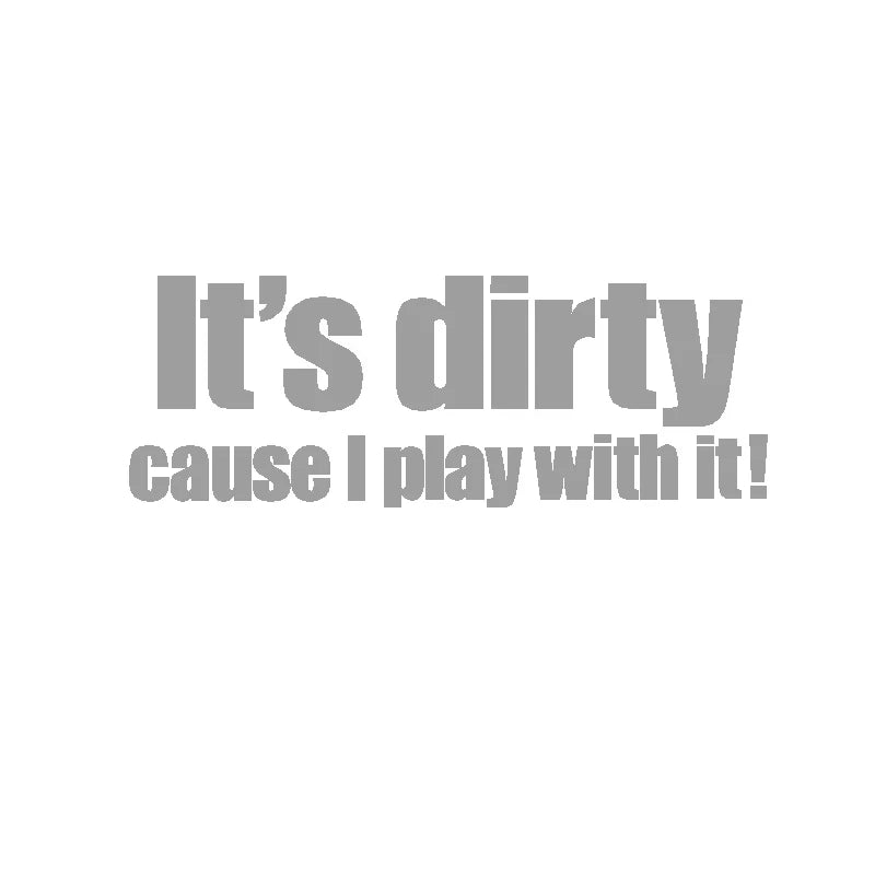 ALL NEW DESIGN! It's dirty cause I play with it - 4x4 off road language DECAL