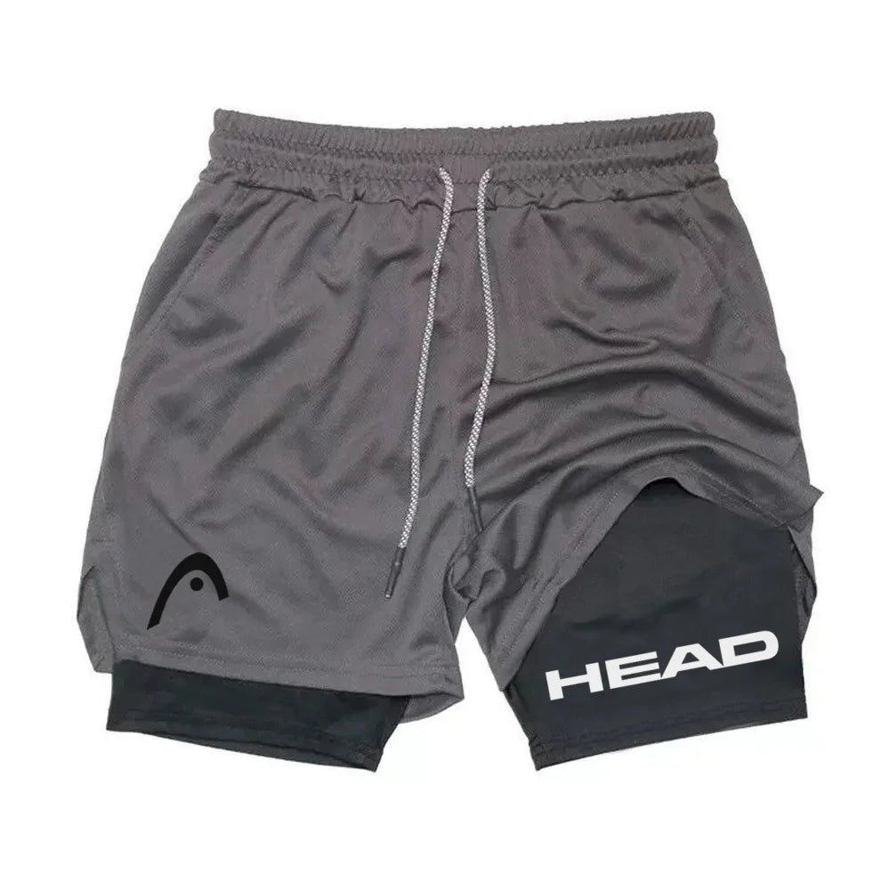 2 in 1 Sports Quick Dry  Shorts w/ Double Layer Comfort