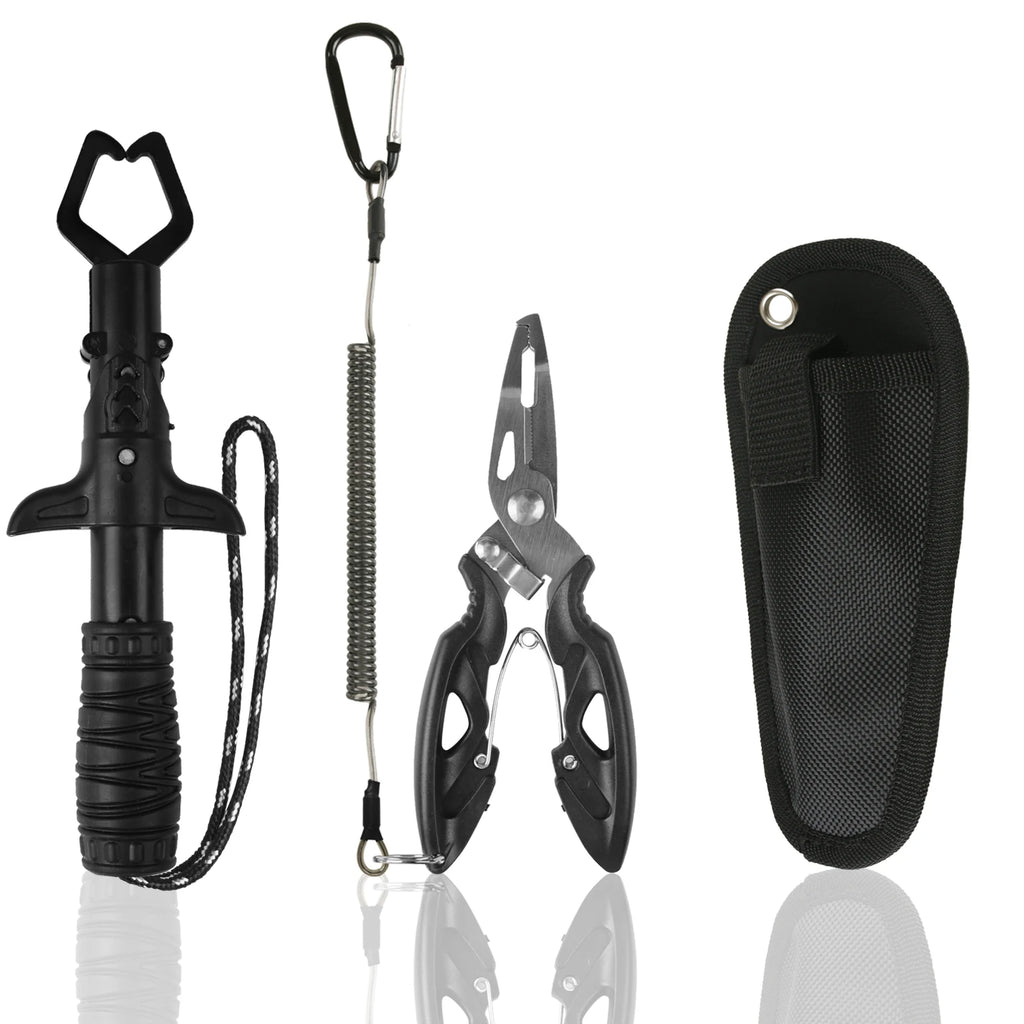 Fishing Pliers and Gripper Set Fishmen Muti-Function Fishing Tool Gear Gifts for Men/Women