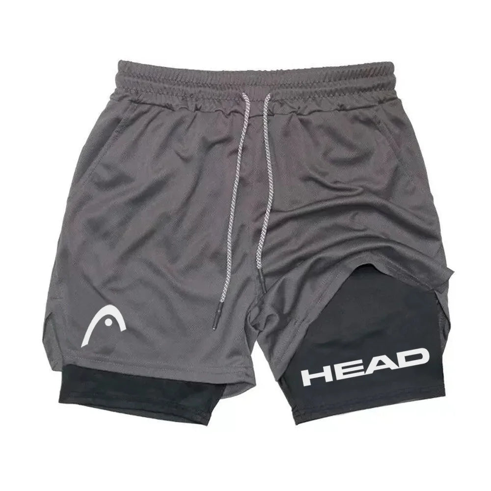 2 in 1 Sports Quick Dry  Shorts w/ Double Layer Comfort