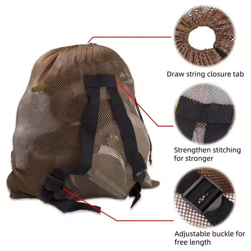 New Item! Selling HOT! 1 Camo Hunting Decoy Adjustable Carrying Nylon Mesh Bag