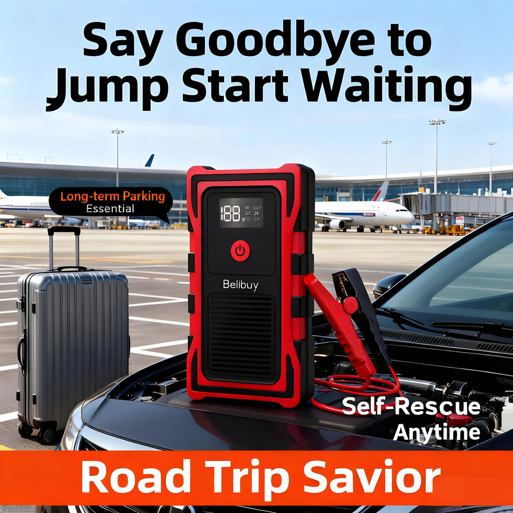 12VCar Battery Starter,5000mAh Portable Emergency Jump Starter,