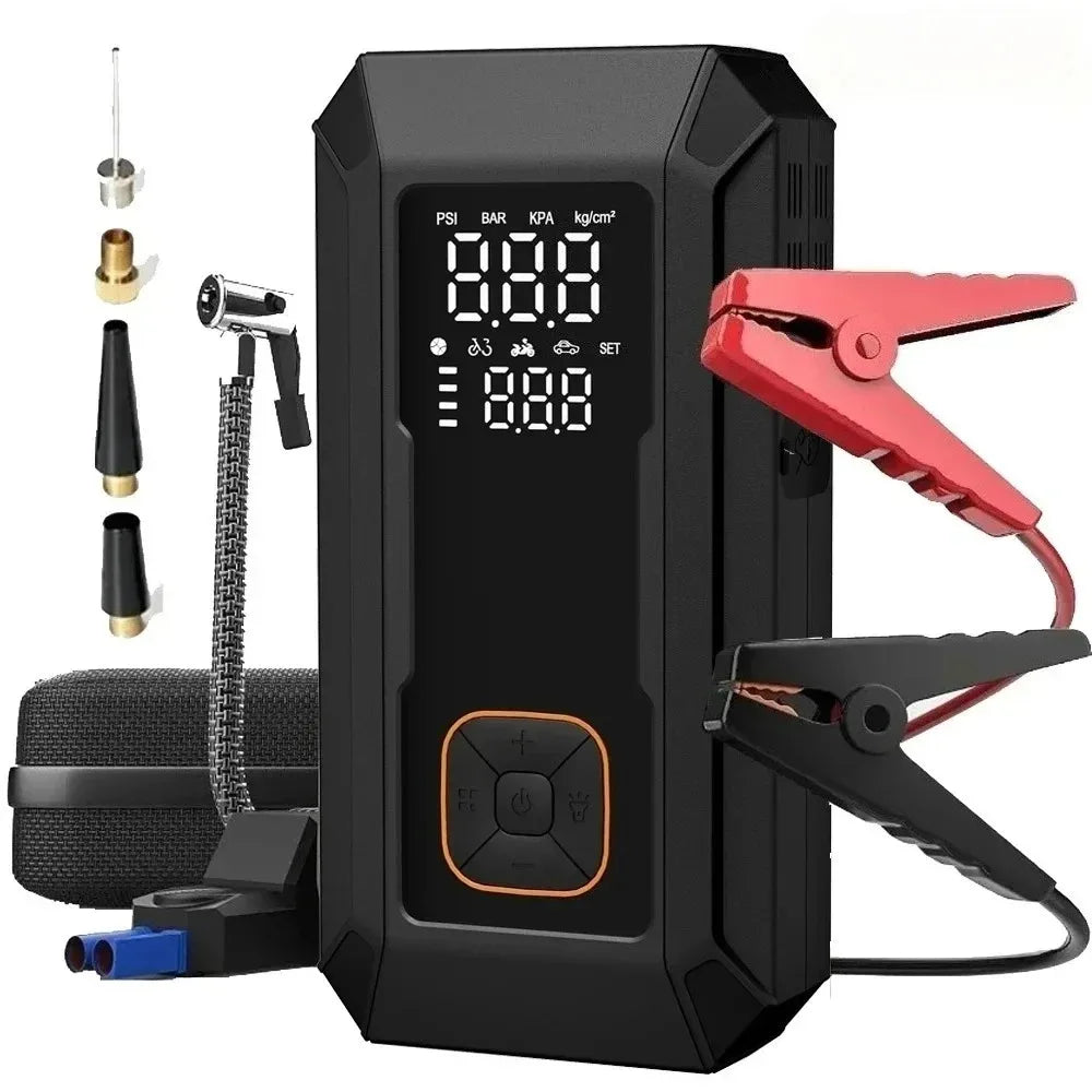 TIMBERLINESPORTINGCO CHOICE ! Battery Jump with Air Pump 4000A Jump Starter &150PSI Air Compressor,