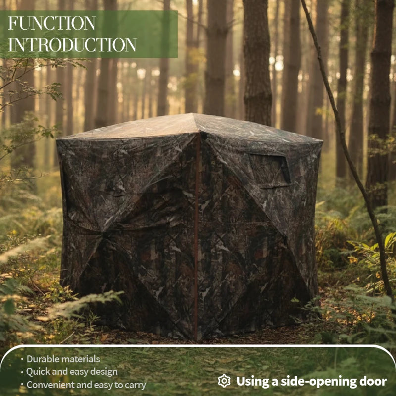 Lightweight Durable Pop-Up Hunting Blind Easy Set-Up