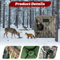 Rugged Pop-Up Hunting Blind Easy Setup /with Storage for Deer Turkey Duck Archery Season