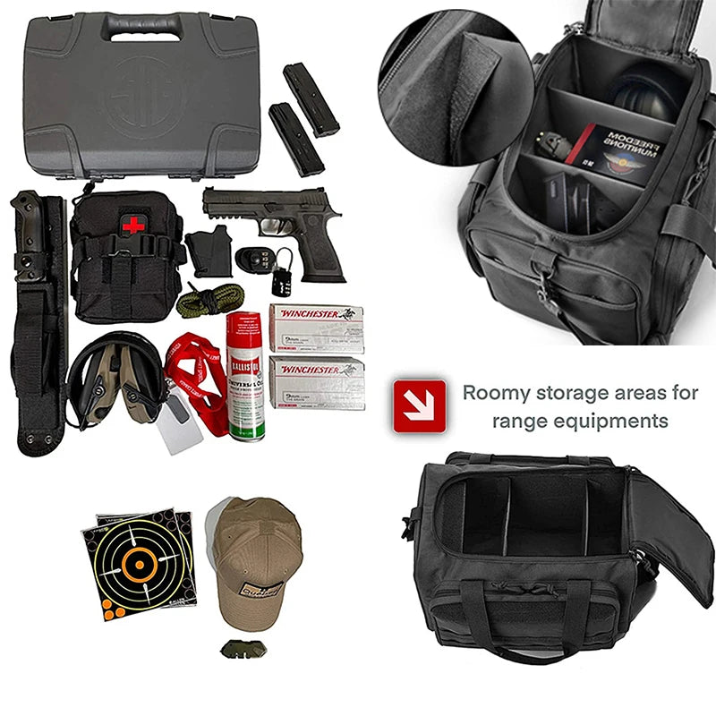 Range Bag Nylon Molle System Outdoor Hunting  for Gun Case Pistol Tools