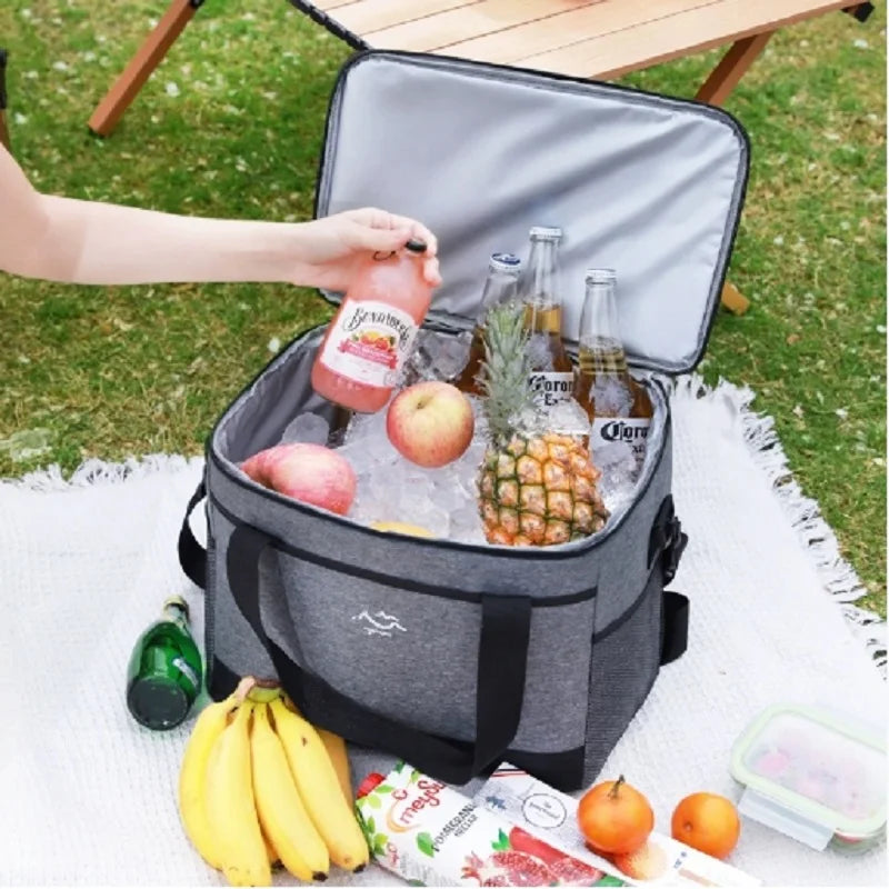 Large-Capacity Square Ice Box Bag /Fresh-Keeping Picnic Bag for Outdoor Use
