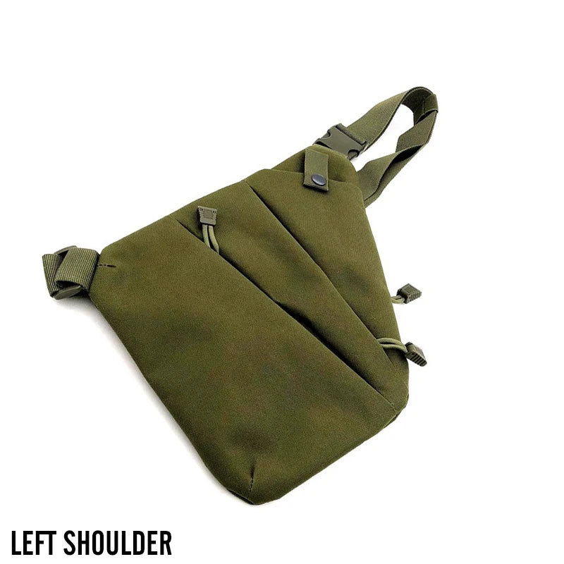 Multifunctional Concealed Tactical Storage Gun Bag Holster Men's Left /Right Nylon Shoulder Holster