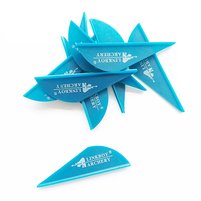 36pcs Arrows Vanes 2inch Plastic Vane Feather for Carbon Arrows ID6.2mm Hot Buy! Color Choice